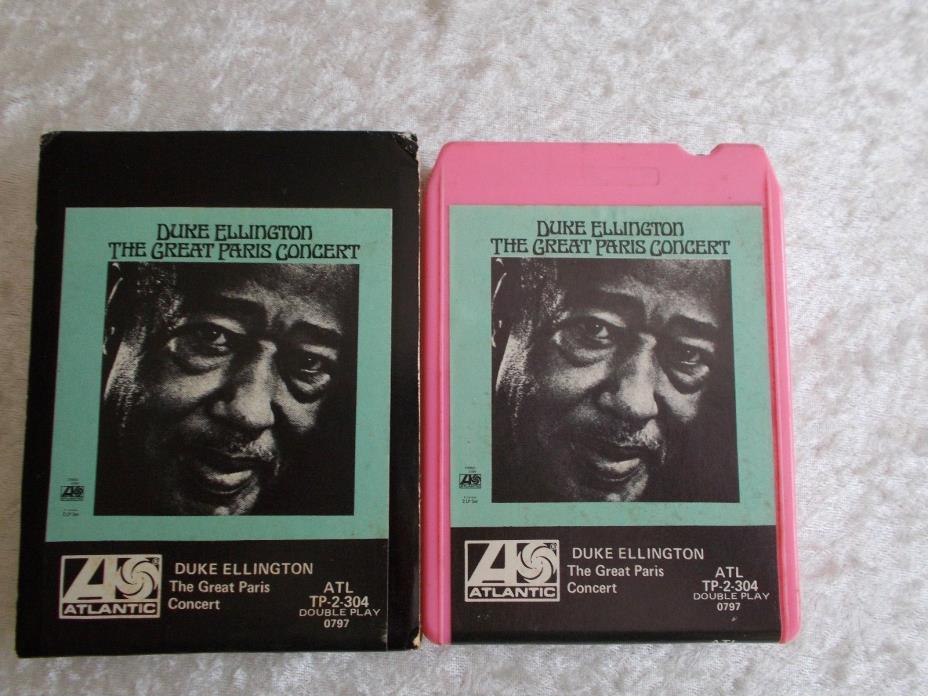 Vintage Duke Ellington - Great Paris Concert - Pink Case 8 Track Cartridge