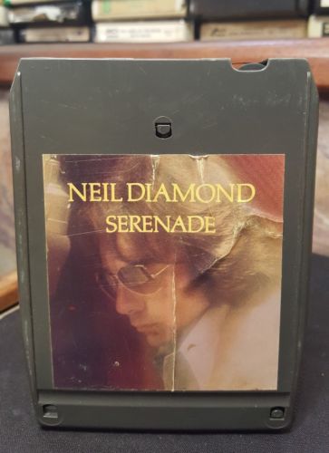 Neil Diamond 8-Track Tape Serenade Rock Tested Play Ready Singer Songwriter A+