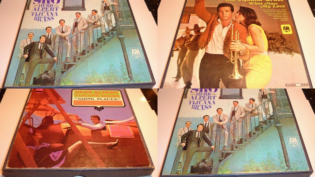 HERB ALPERT TIJUANA BRASS  TAPES  S.R.O.,  WHAT NOW MY LOVE,  GOING PLACES