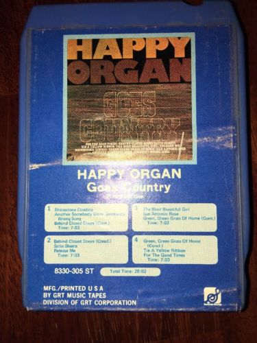 Happy Organ 8 Track Goes Country 1976