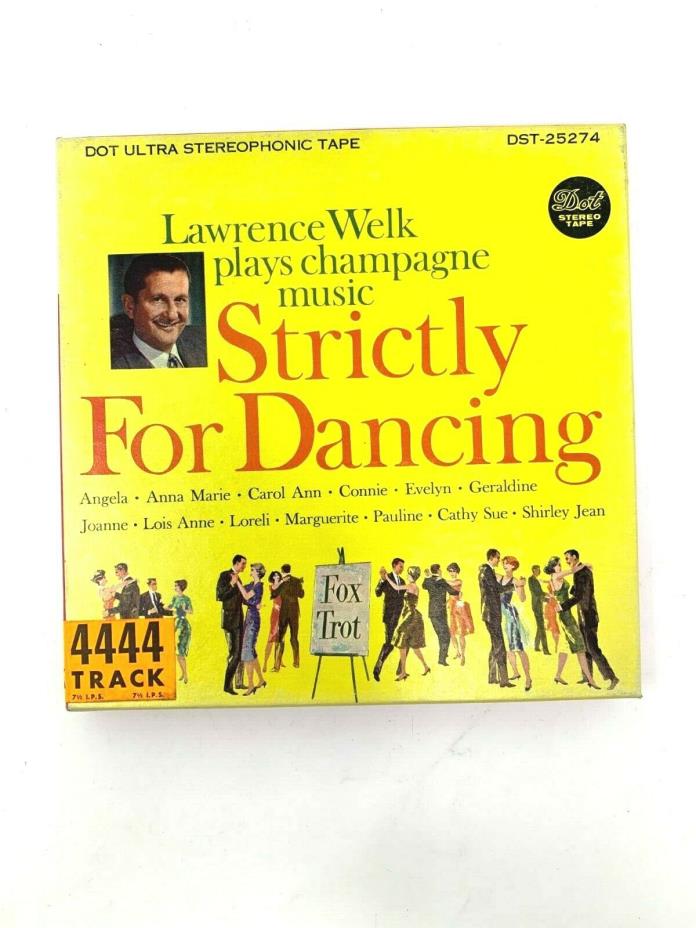 LAWRENCE WELK STRICTLY FOR DANCING 4-Track Stereo Reel to Reel Tape / 7.5 IPS