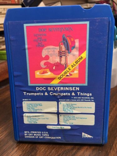 Doc Severinsen 8-Track Tape Trumpets + Crumpets + Things Twin Pack RARE A+ JAZZ