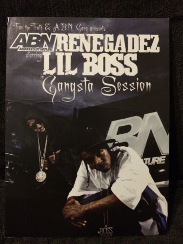 Trae Tha Truth ABN Lil Boss Gangsta Session (4.25 X 5.75) flyer postcard PROMO
