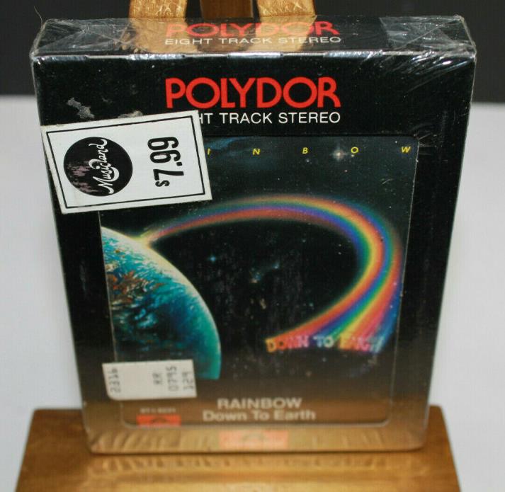 Rainbow Down To Earth 8 Track Factory Sealed New Old Stock