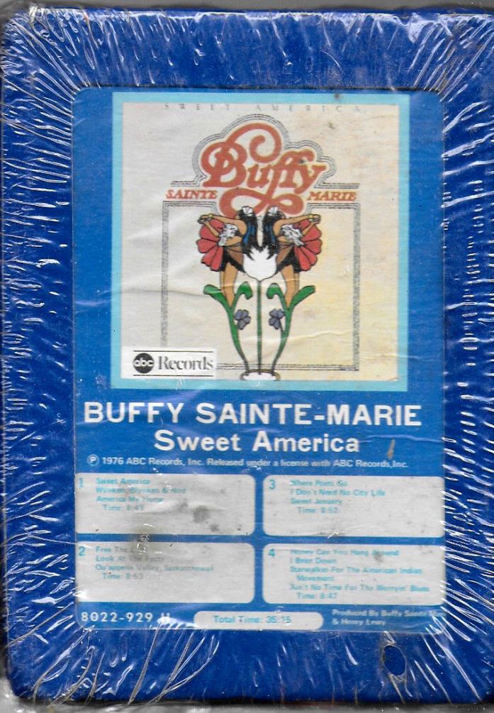 Buffy Sainte-Marie - Sweet America - SEALED 8-TRACK TAPE - 1976 ABC Records
