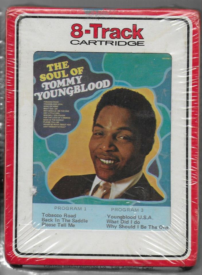 SOUL OF TOMMY YOUNGBLOOD -  Sealed 8-Track Tape - Funk / Soul  - 1970