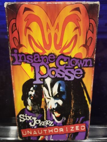 Insane Clown Posse - Six Jokers Unauthorized VHS Tape ICP Documentary twiztid