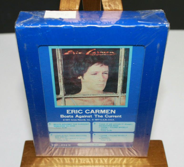 Eric Carmen Boats Against The Current 8 Track Factory Sealed New Old Stock