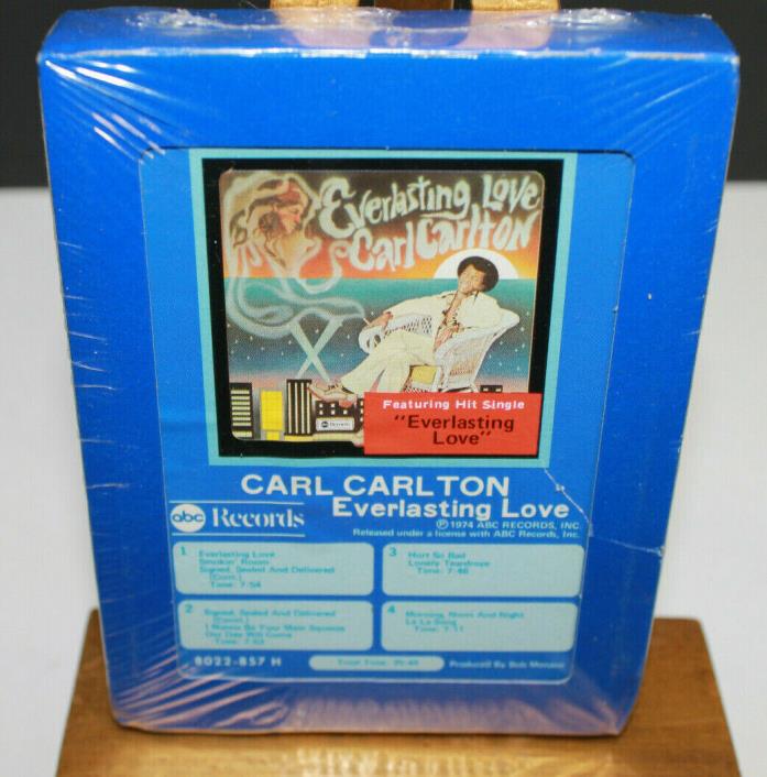Carl Carlton Everlasting Love 8 Track Factory Sealed New Old Stock