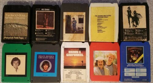 Lot of 10 -  8-track Tapes