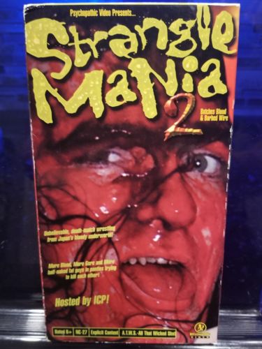 Insane Clown Posse - Strange Mania 2 VHS Tape JCW Wrestling Rare Twiztid wcw wwe