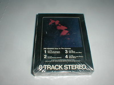 Jimi Hendrix NINE TO UNIVERSE 8 Track Tape SEALED 1980 Guitar Psych Blues Rock