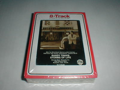 Randy Travis STORMS OF LIFE Warner 8 Track Tape SEALED CLUB 1986 Modern Country