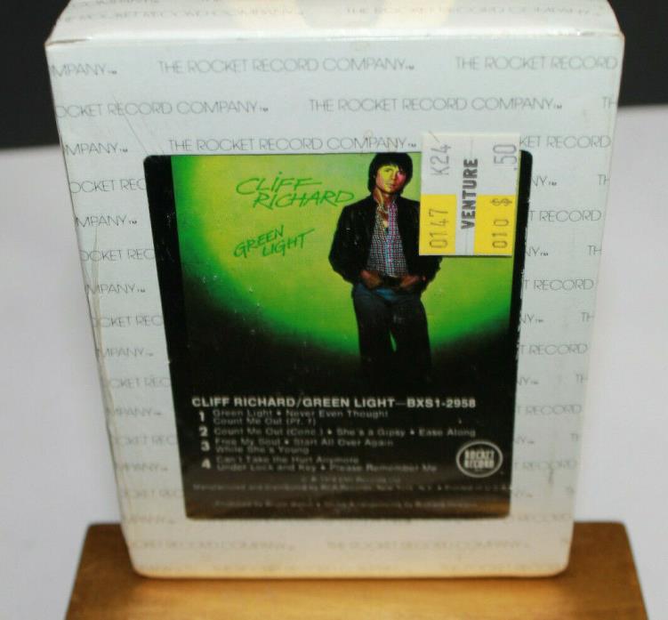 Cliff Richard Green Light 8 Track Factory Sealed New Old Stock