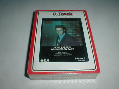 Elvis Presley RECONSIDER BABY 8 Track Tape SEALED RCA CLUB 1985 Rockabilly Idol