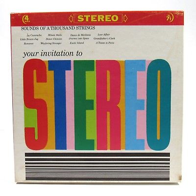 Sounds of a Thousand Strings Orch.-Your Invitation To Stereo Reel to Reel Tape