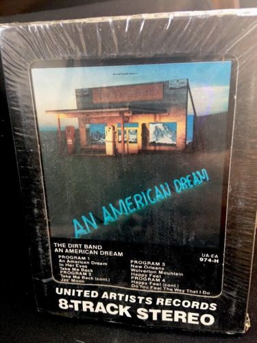 The Dirt Band 8-Track Tape American Dream New Pad/Splice Orig Sleeve Play Ready