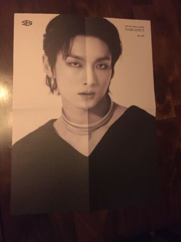 SF9 6th Mini Album Narcissus ZU HO Official Folded Poster Temptation Kpop