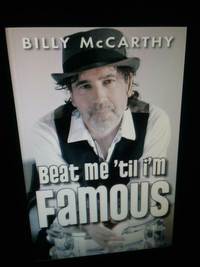 BEAT ME TIL I'M FAMOUS AUTOGRAPHED BOOK POSTER- BILLY DIOR/BILLY MCCARTHY