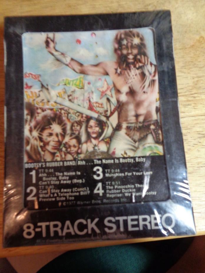 VINTAGE BOOTSY'S RUBBER BAND 8 TRACK SEALED