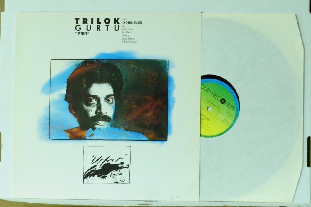 TRILOK GURTU - USFRET - JAZZ VINYL LP 1988 CMP RECORDS (GERMAN ISSUE