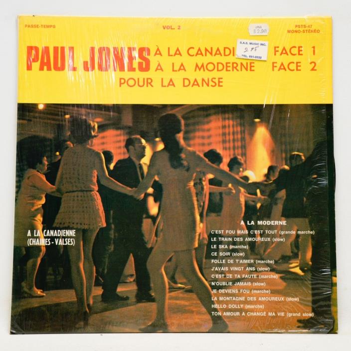 Paul Jones A La Canadienne LP Vinyl Album Record Passe Temps PSTS 47