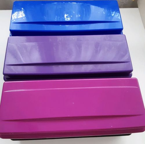 Cassette Tape Cases (6) with hinged lids