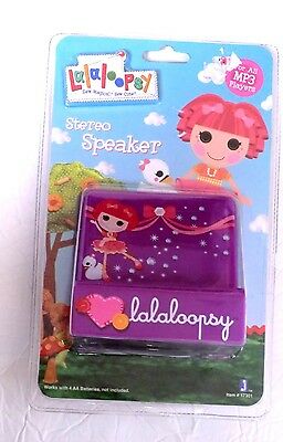 Lalaloopsy Stereo Speaker for MP3 players new