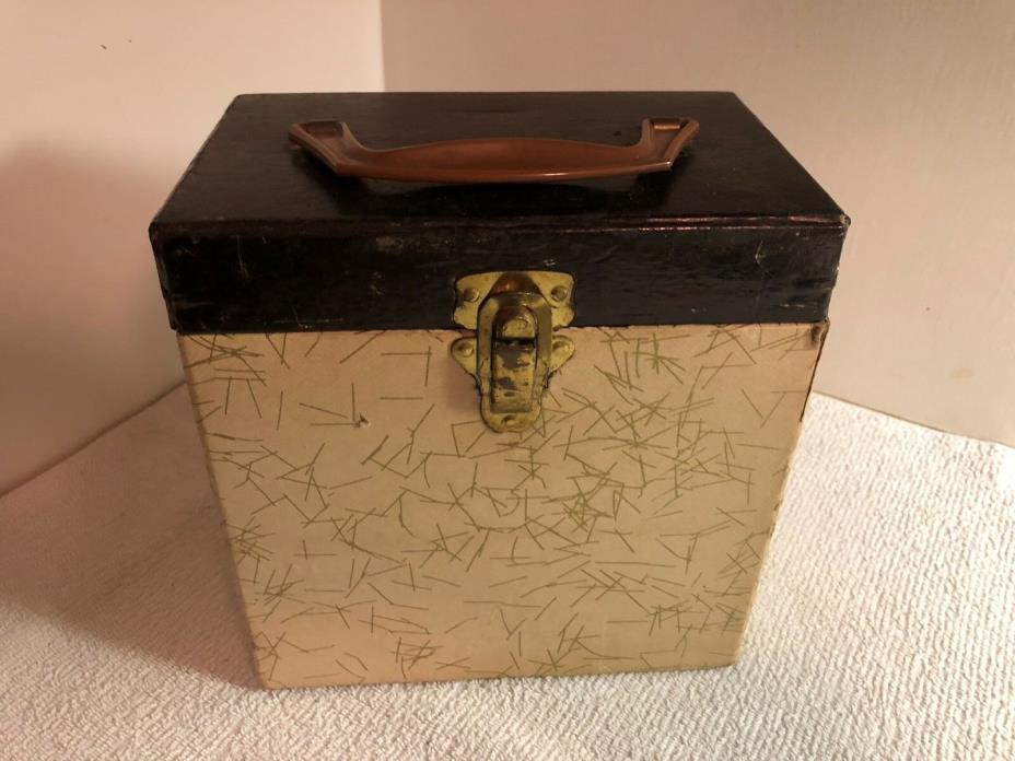 Vintage - Pop-Art Design - 1960's Record Box/Carrying Case For 7