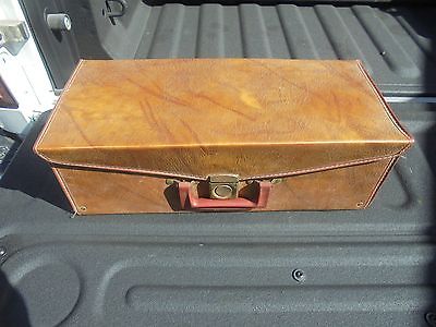 Vintage 8 Track Tape Carrying Case Vinyl Covered Holds 24 8 Tracks