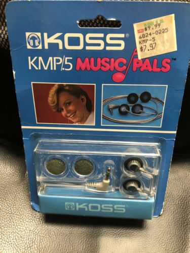 Vintage 1980’s KOSS KMP/.5 STEREO MICRO EARPHONES SEALED “ RARE & HARD TO FIND”