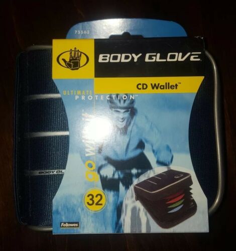 Ultimate Protection! Fellowes BODY GLOVE 32 CD/DVD/Disc Game Wallet Case Storage