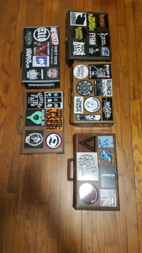 Lot Of 5 Cassette Tape Carrying Cases Holders Vintage