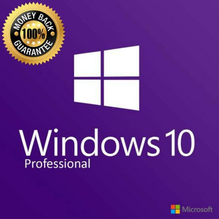 Windows 10 Pro Lifetime 3 Month Replacement Warranty