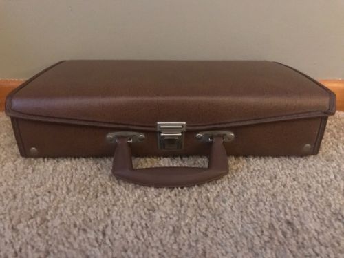 Padded Faux Leather Cassette Storage Carrying Case - Holds 24 Tapes