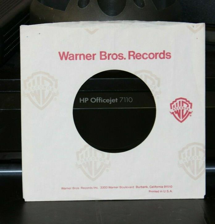 1979-87 Warner Bros. 45 record company sleeve