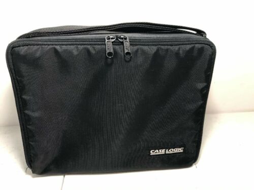 Case Logic 30 CD or PS Game Storage Tote Bag, Carrying Case Black