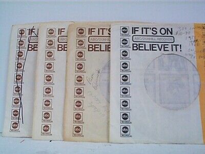 4- ABC DUNHILL COMPANY 45's SLEEVES  LOT # A-3