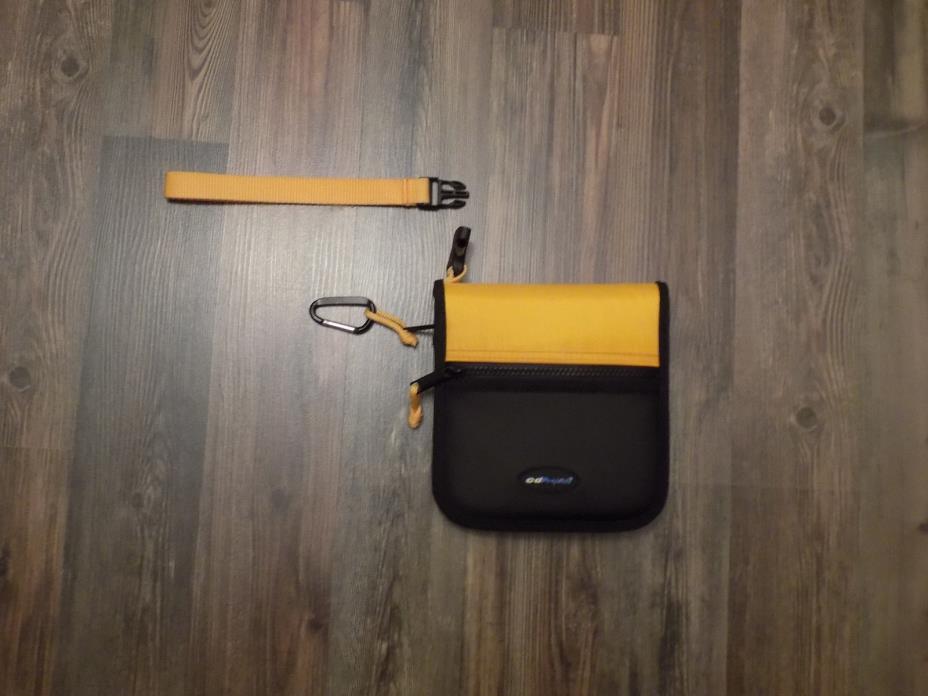 portable cd carrier with strap or belt clip