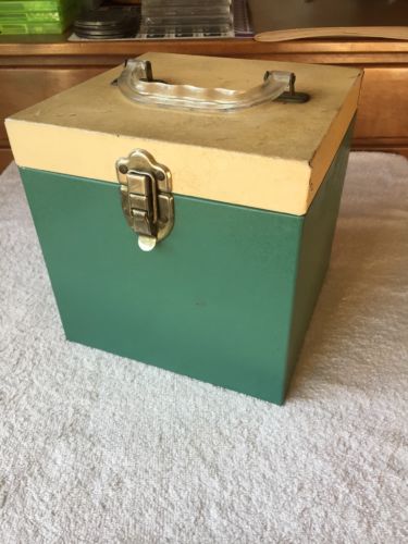 Vintage Anodized Steel LP Record File Storage 7