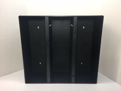 LASERLINE CD90 Wall Holder 90 CDS Black Storage Compact Disc Mount Vintage
