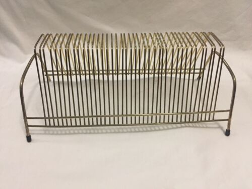 Retro Wire Record Rack - Record & Album Holder - 40 Slots - 12