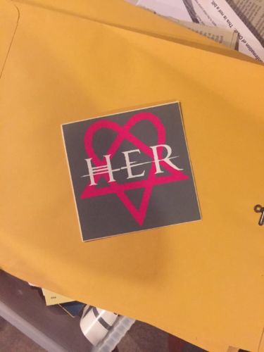 Sticker From Join Me Single By HIM (before Getting Rights To Name In USA) RARE!!