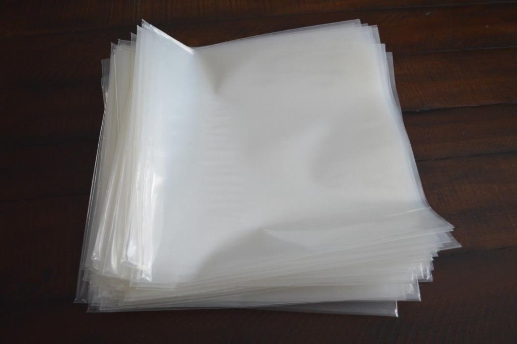 150 Plastic LP Outer Sleeves 4 MIL Heavy-Duty Vinyl 12