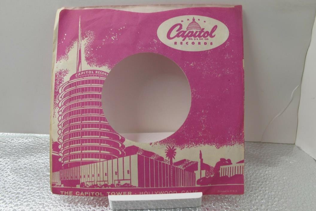 45 RECORD SLEEVE - CAPITOL RECORDS