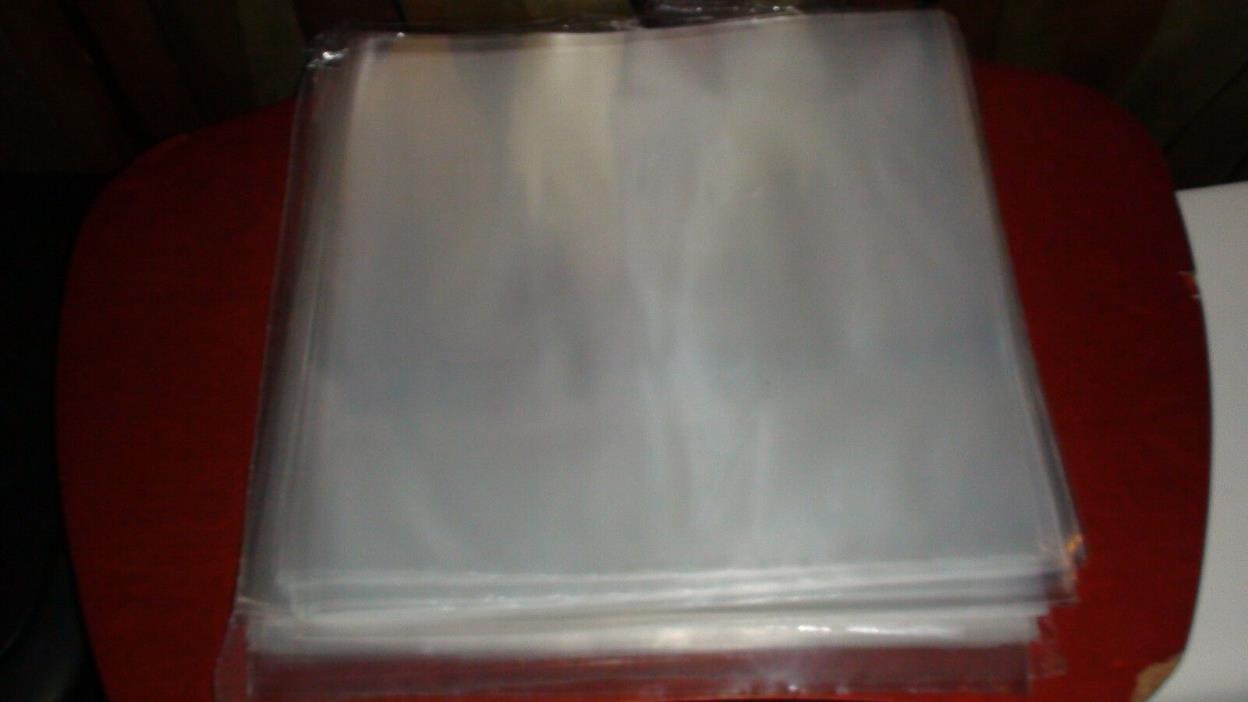 Vinyl Record Outer Sleeves, 3mil , 12