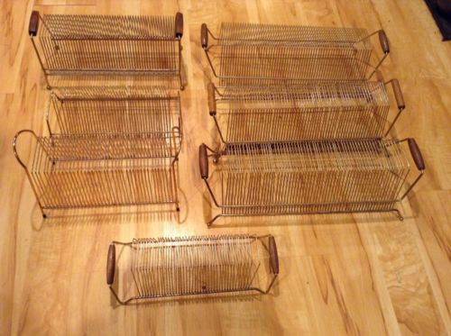 Lot Of 7 Wire Record Racks