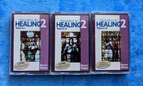 BENNY HINN Atmosphere Of Healing 2 Vol. 1-3 Cassette Tapes Religious Christian