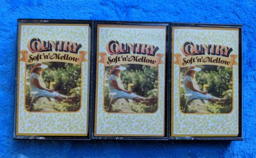 COUNTRY SOFT 'N' MELLOW 3 Cassette Tapes Country Music Soft Rock Reader's Digest