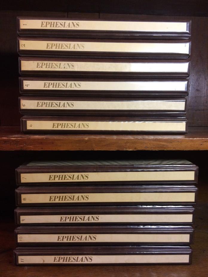 11 Cases Ephesians Biblical Cassette Tapes Lot 171ct Audiobooks